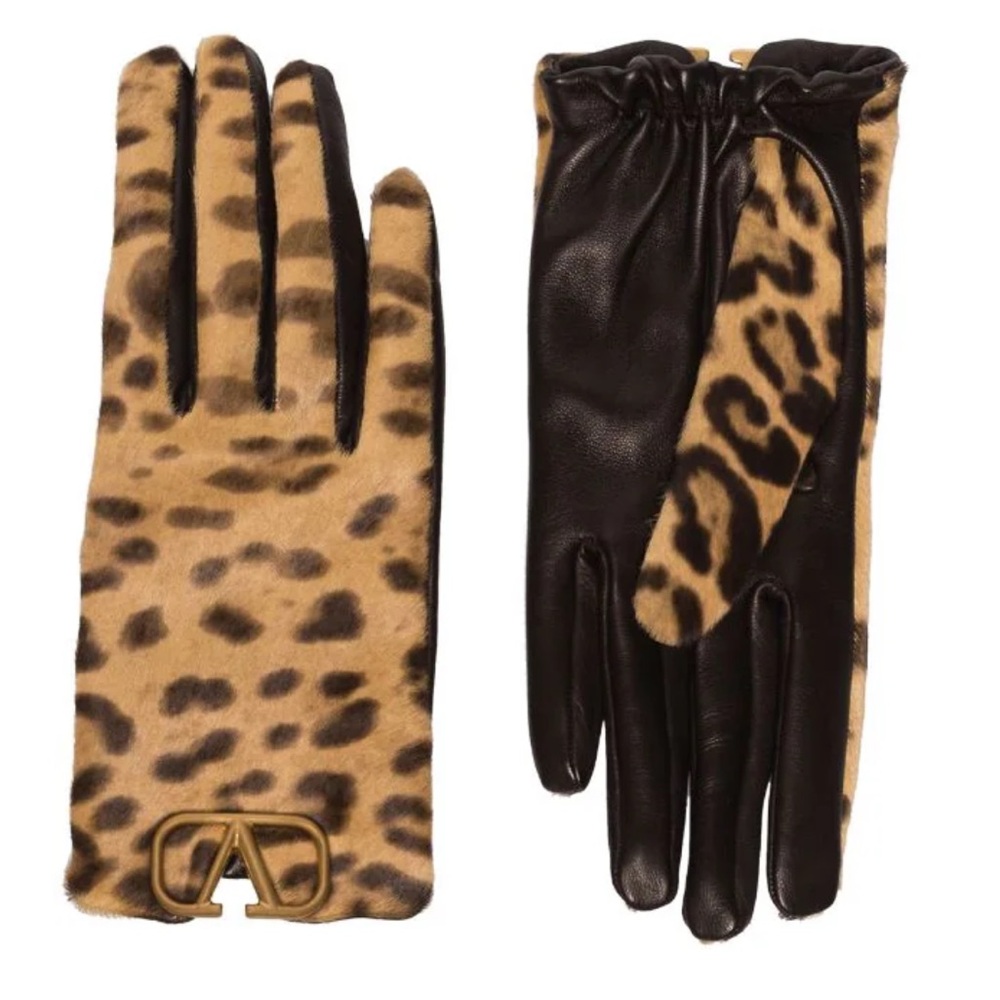 Valentino Garavani
VLogo leopard print gloves - Picture 3 of 8